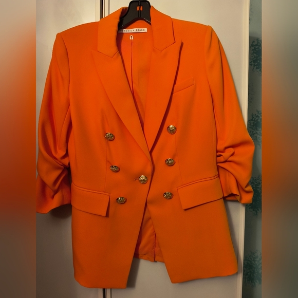 Veronica Beard Tomi Dickey Double Breasted Jacket Sz 4 No Tag Sample - Picture 3 of 5